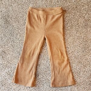 Old Navy | Tan Ribbed Flare Bottoms